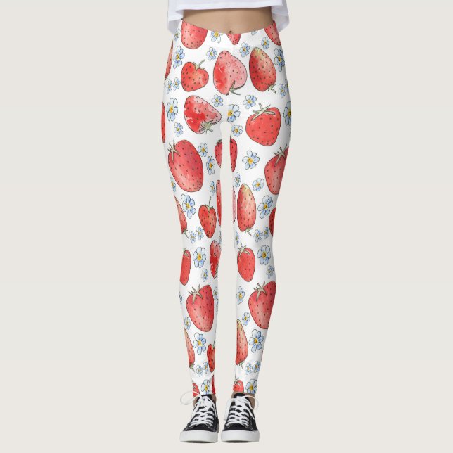 Legging Campos de Morango: Febre de Verão (Frente)