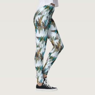 Legging Camuflagem Árctica Fractal