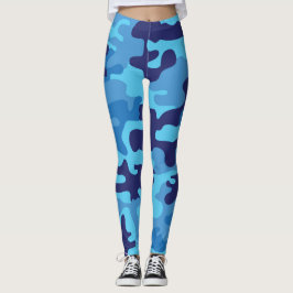 Legging Camuflagem Azul