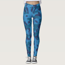 Legging camuflagem azul