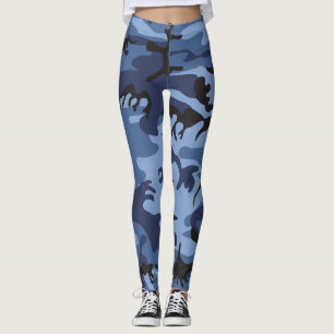 Legging Camuflagem Azul marinho, Militar, Exército
