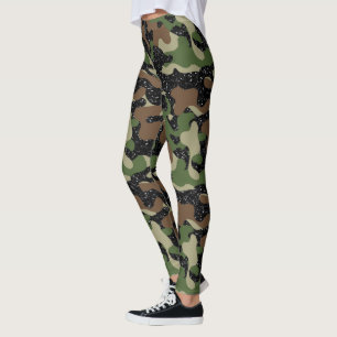 Legging Camuflagem Camo Floresta EUA cor brilho Exército