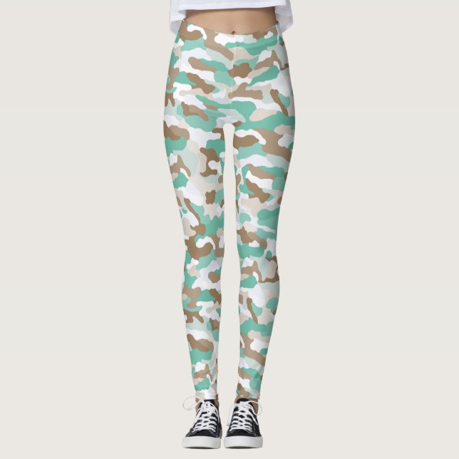 Legging Camuflagem Costeira (Frente)