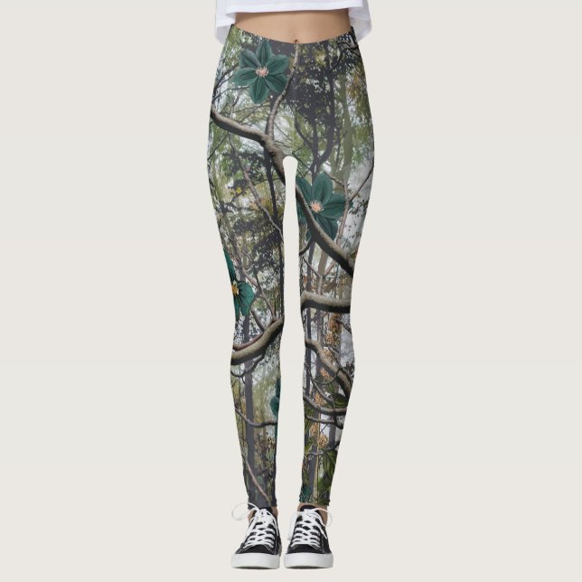 Legging Camuflagem de caça feminina (Frente)