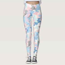 Legging Camuflagem de Pastel Leve
