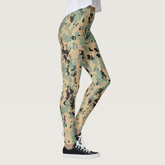 Legging Camuflagem Digital – Padrão de camuflagem Tan-Gree