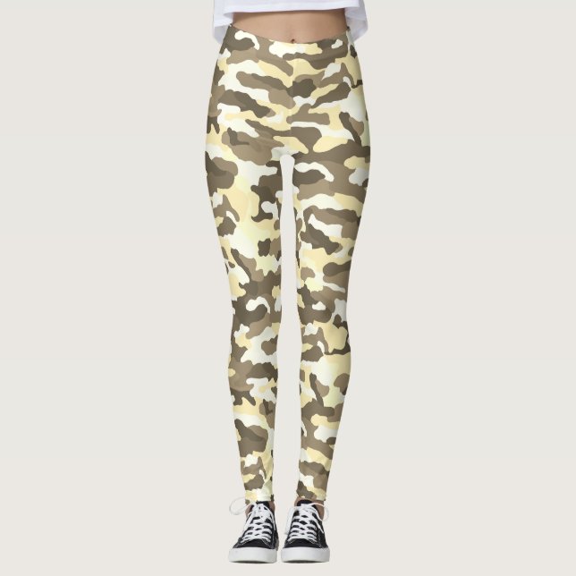Legging Camuflagem do Deserto (Frente)