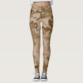 Legging Camuflagem Do Deserto Com Pebolhas, Militares, Exé