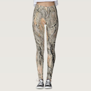 Legging Camuflagem do latido de pinheiro