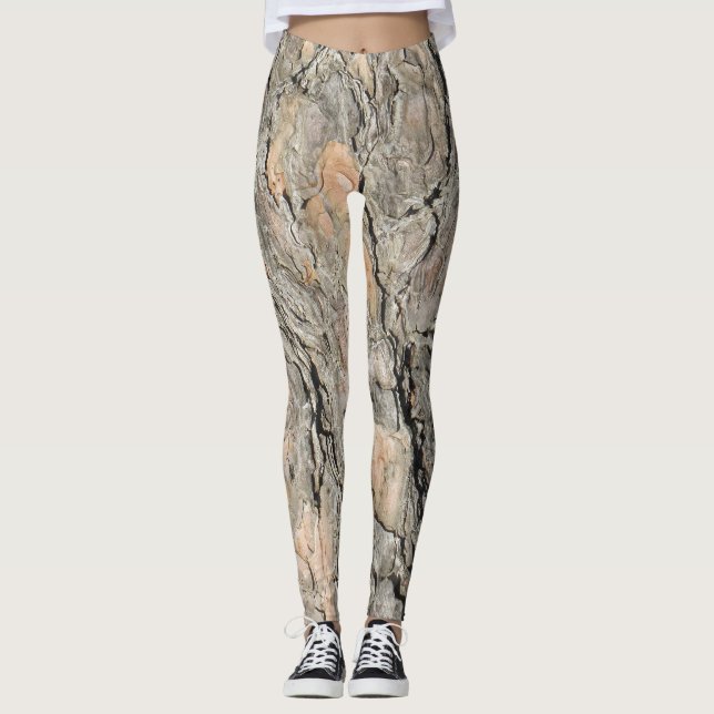 Legging Camuflagem do latido de pinheiro (Frente)