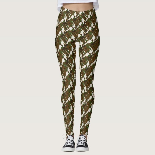 Legging Camuflagem GI militar Rifles Camo Estilo Legal (Frente)