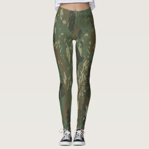 Legging camuflagem militar