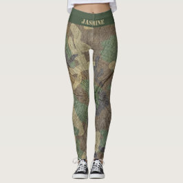 Legging Camuflagem Militar Caça e Pesca Camo Impressão