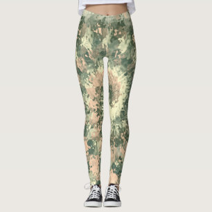 Legging Camuflagem Militar Colorida