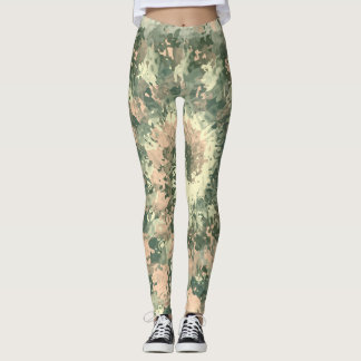 Legging Camuflagem Militar Colorida