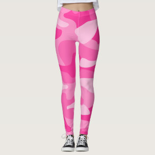 Legging Camuflagem Monocor Rosa Persa