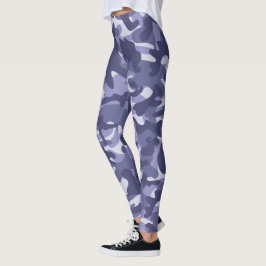 Legging Camuflagem Naval Roxa