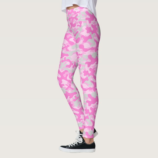 Legging Camuflagem Rosa  (Esquerda)