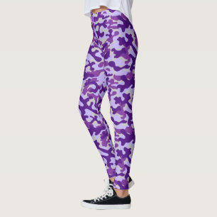 Legging Camuflagem Roxa