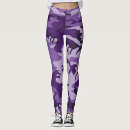 Legging Camuflagem Roxa, Militares, Exército