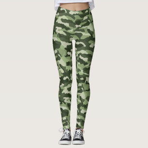 Legging Camuflagem Verde Florestal