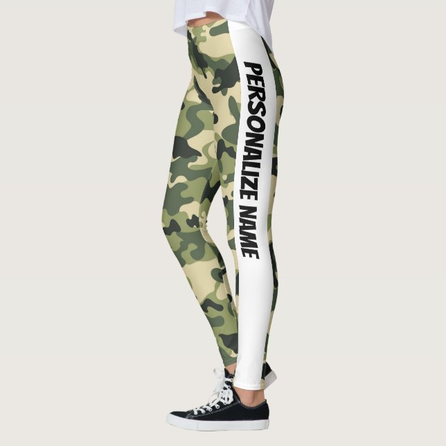 Legging Camuflagem Verde PERSONALIZAR (Esquerda)