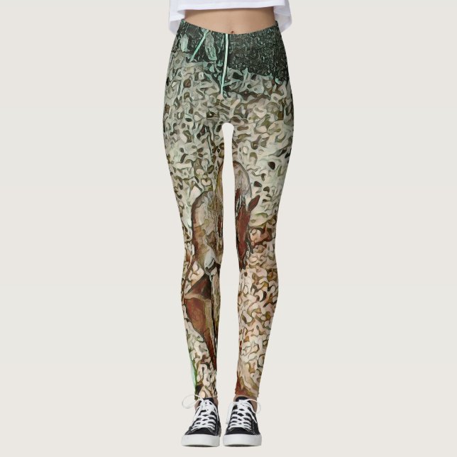 Legging Camundongos anões-de-toony (Frente)
