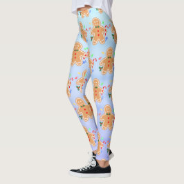 Legging Cana-doce de-doce de pão-de-Natal