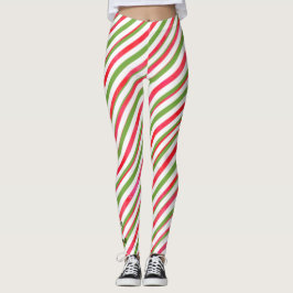 Legging Cana verde e doce, doce, mas torcida, riscada