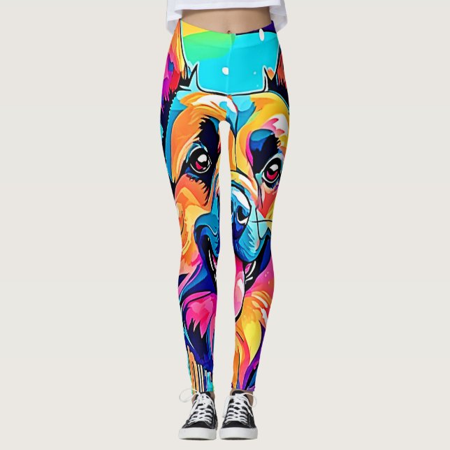 Legging Cana Vibrante: Amor Feliz (Frente)