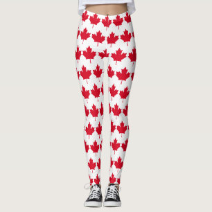 Legging Canadá Maple Leaf Patriotic Free Not For Sale (Fol