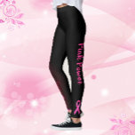 Legging Cancer de Fita de Fita de Fita de Força Rosa<br><div class="desc">Leggings Lâmpadas de Energia Cor-de-Rosa Strike Fita Sensibilização do Cancer da Fita</div>