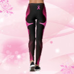 Legging Cancer de Fita de Fita de Fita de Força Rosa<br><div class="desc">Leggings Lâmpadas de Energia Cor-de-Rosa Strike Fita Sensibilização do Cancer da Fita</div>
