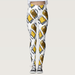 Legging Canecas de cerveja de cerveja