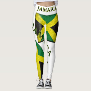 Legging Caneleiras 1 da bandeira de Jamaica