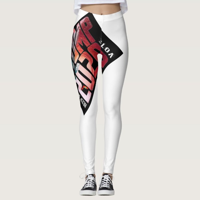 Legging Caneleiras 2020 vermelhas da onda de Florida do (Frente)