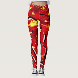 Legging Caneleiras abstratas impressionantes