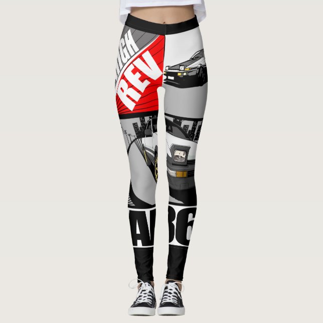 Legging Caneleiras AE86 pelo Rev alto (Frente)