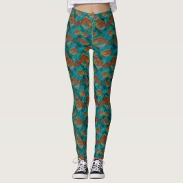 Legging Caneleiras afortunadas da pesca