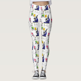 Legging Caneleiras ajustadas da química