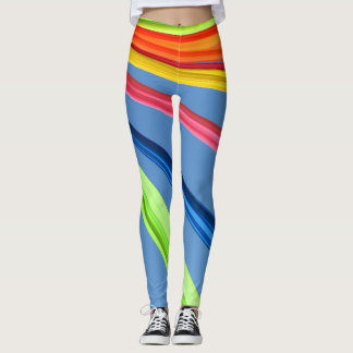 Legging Caneleiras alinhadas coloridas