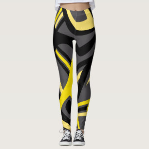 Legging Caneleiras amarelas do sopro