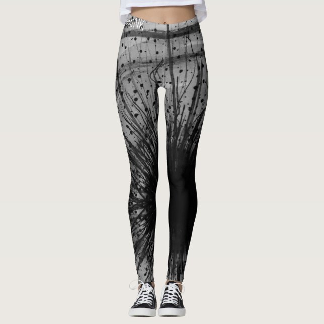 Legging Caneleiras ancas e Funky do desenhista (Frente)