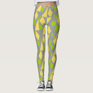 Legging Caneleiras angulares da agitação