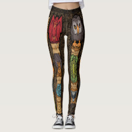 Legging Caneleiras animais de pólo de Totem