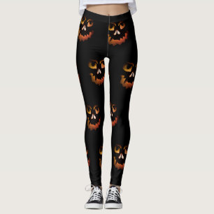 Legging Caneleiras assustadores do Dia das Bruxas