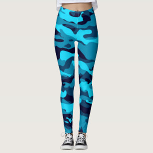 Legging Caneleiras azuis de Camo