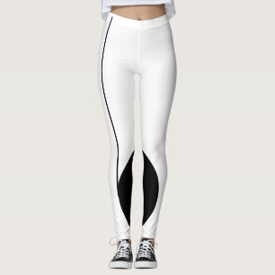 Legging Caneleiras chiques artísticas à moda incomuns da