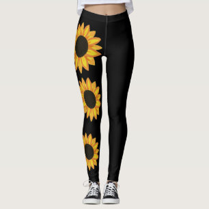 Legging Caneleiras chiques desportivas do preto do