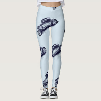 Legging Caneleiras clássicas do hot rod
